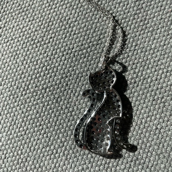 🔥2 for $25🔥Cat shape Necklace / rhinestone - Picture 2 of 4